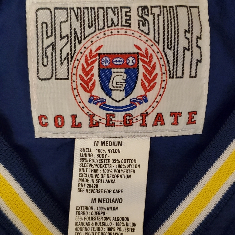 Vtg Genuine Stuff Collegiate Michigan Pullover - Picture 7 of 8